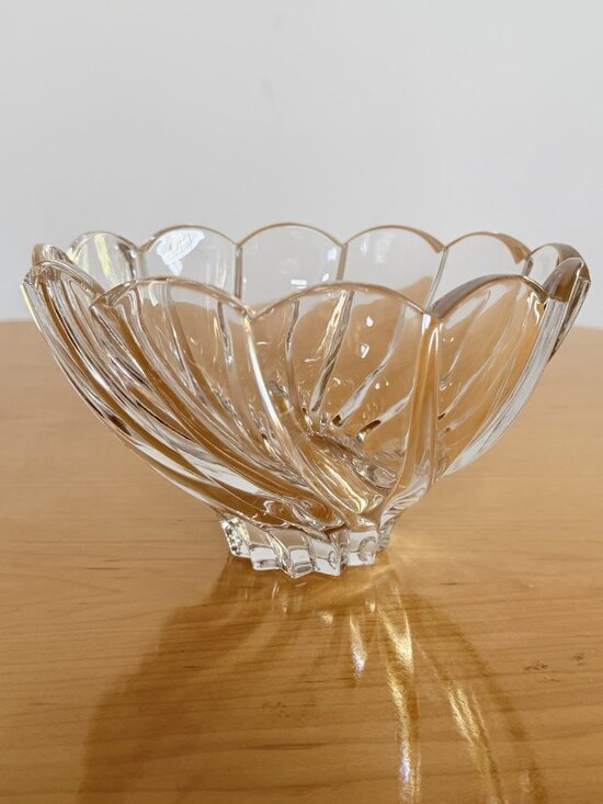 Waterford Other - Marquis by Waterford Crystal Bowl Swirl Pattern Clear Glass Gift Decor